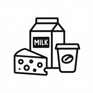 آیکون صنایع غذایی و لبنی